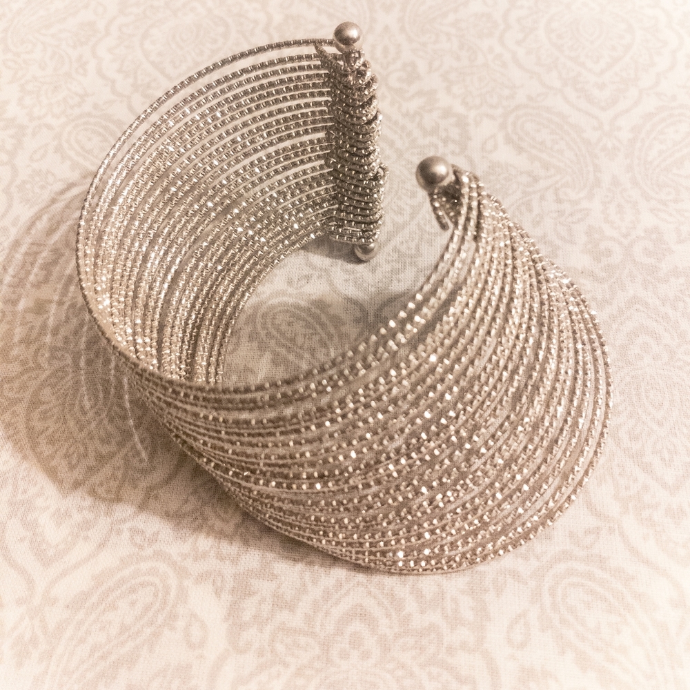 Women's Silver Bangle from Charming Charlie 😍